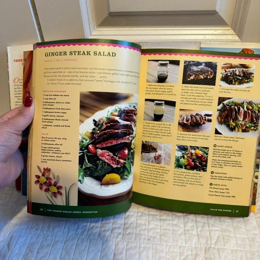 Pioneer Women Cooks Dinnertime Autographed Cookbook by Ree Drummond